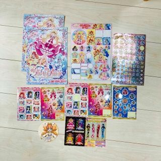 バンダイ(BANDAI)のプリンセスプリキュア　シール　ぬりえ　コースター(キャラクターグッズ)