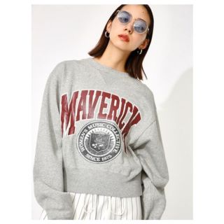 マウジー(moussy)のmaverick poj ロゴスウェット　moussy(トレーナー/スウェット)