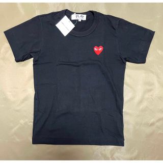 コムデギャルソン(COMME des GARCONS)のS Tシャツ プレイ コムデギャルソン レッハート ロゴ(Tシャツ(半袖/袖なし))