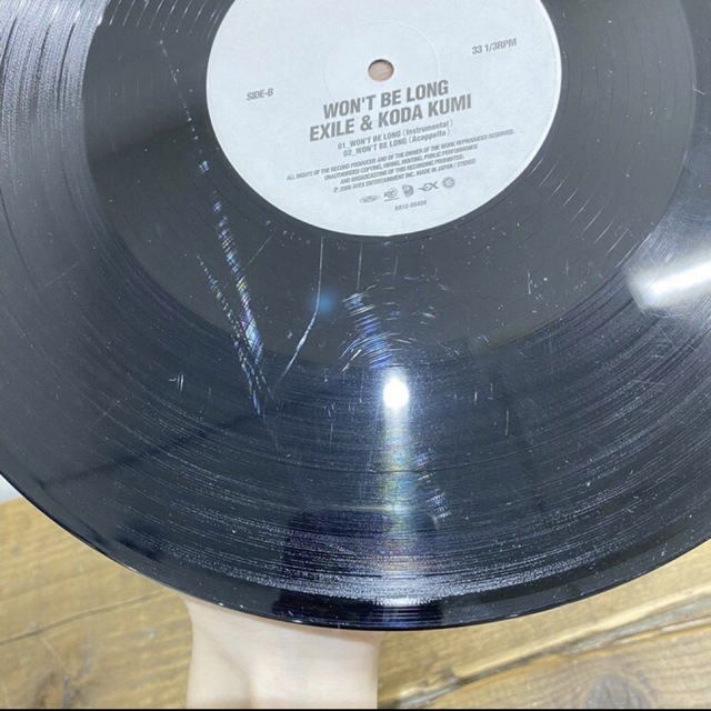 EXILE - レコード 12インチ EXILE & 倖田來未 WON'T BE LONG LPの通販 EXILE - レコード 12インチ EXILE & 倖田來未 WON'T BE LONG LPの通販