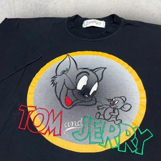 カステルバジャック(CASTELBAJAC)の激レア 極美品 CASTELBAJAC × TOM&JERRY Tシャツ L 黒(Tシャツ/カットソー(半袖/袖なし))