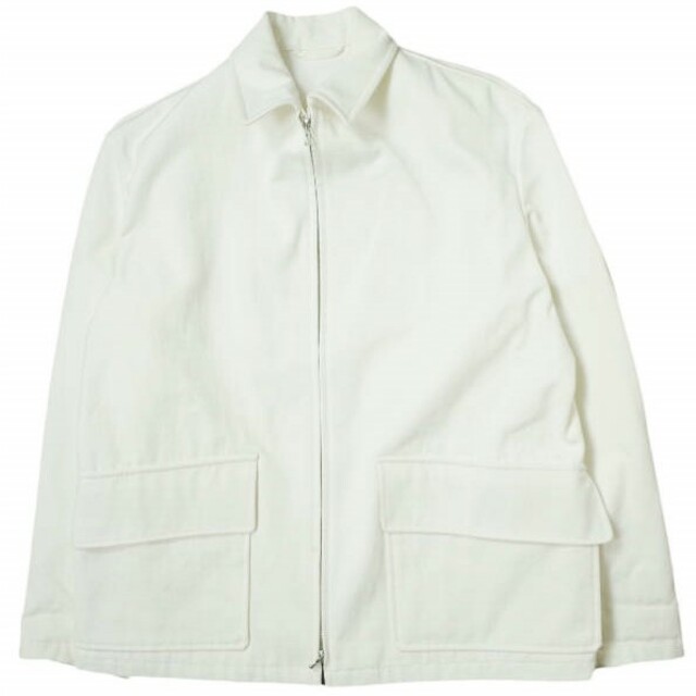 HEUGN ユーゲン 22SS 日本製 HUNT キャンバス ハンティングジャケット COAT 026 3 WHITE ジップアップブルゾン アウター【HEUGN】