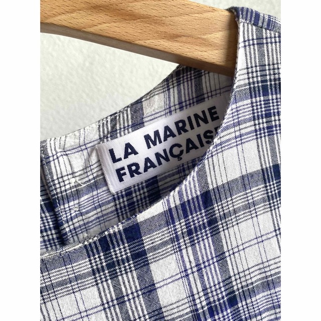 LA MARINE FRANCAISE(マリンフランセーズ)のLA MARINE FRANCAISE マドラスチェックノースリーブワンピース レディースのワンピース(ロングワンピース/マキシワンピース)の商品写真