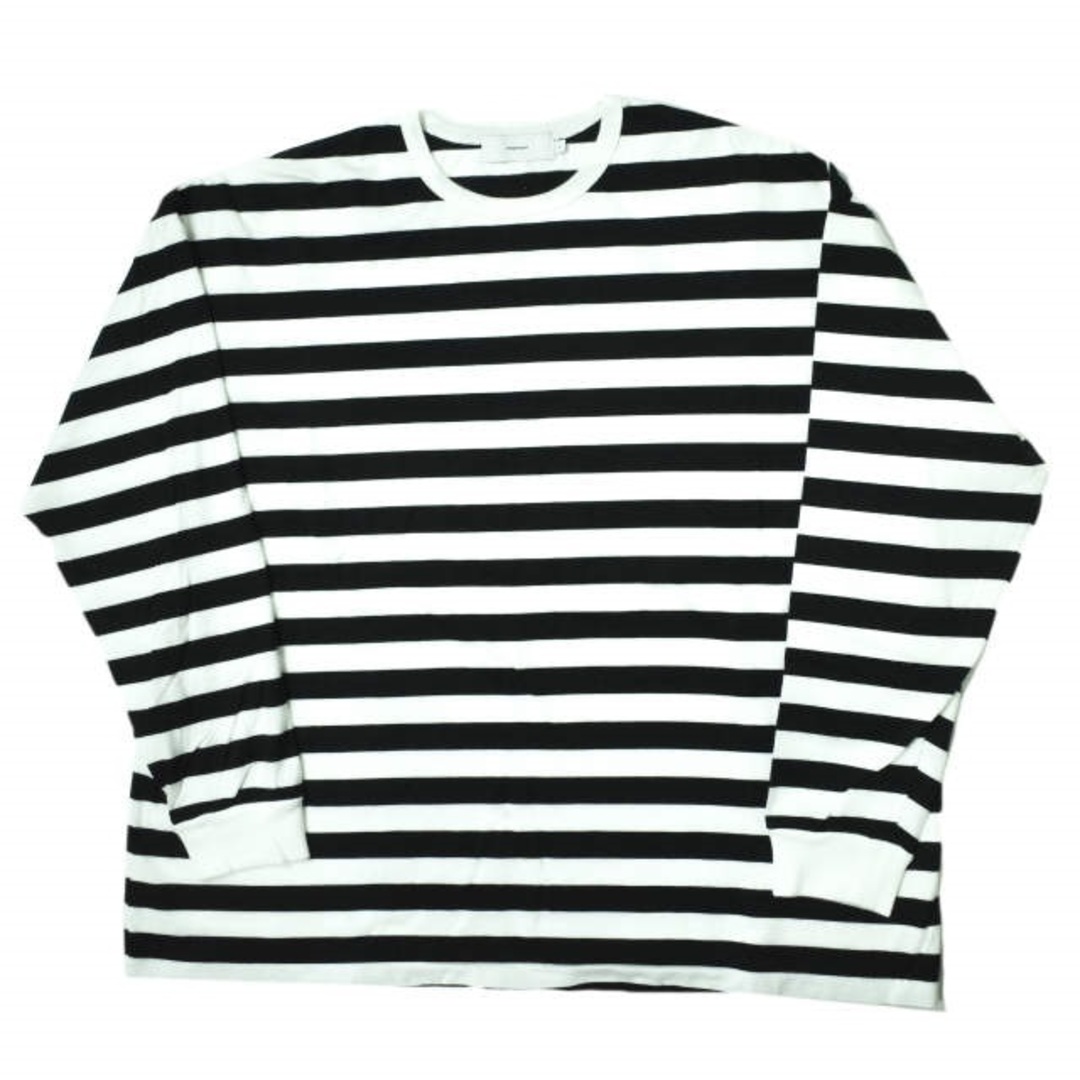 Graphpaper グラフペーパー 日本製 ORIGINAL BORDER L/S TEE オリジナルボーダーロングスリーブTシャツ GM181-70060B 2 WHITE/BLACK 長袖 トップス【Graphpaper】