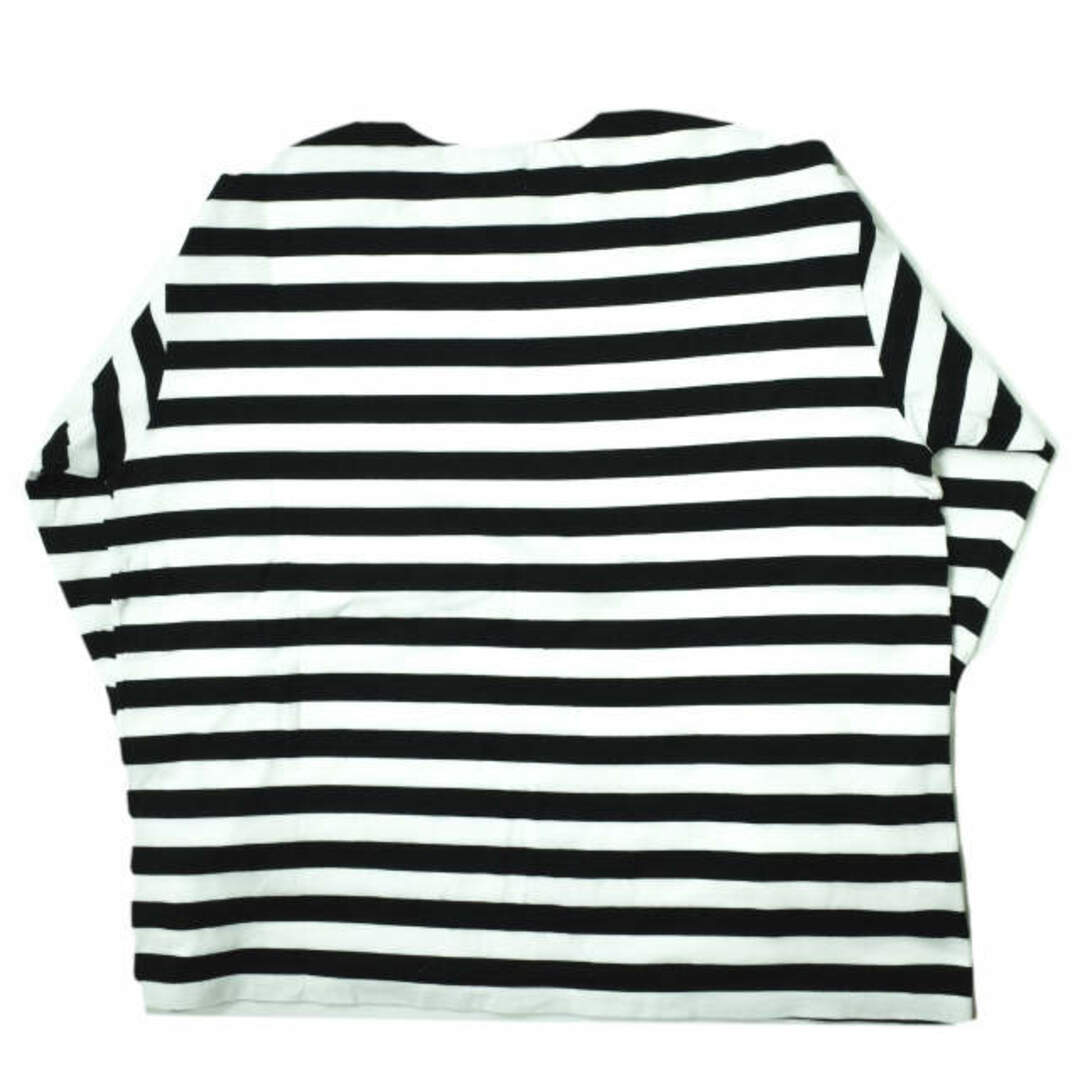 Graphpaper グラフペーパー 日本製 ORIGINAL BORDER L/S TEE オリジナルボーダーロングスリーブTシャツ  GM181-70060B 2 WHITE/BLACK 長袖 トップス【中古】【Graphpaper】