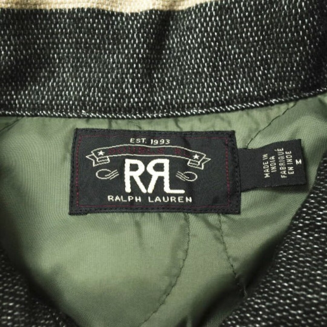 RRL - RRL ダブルアールエル STRIPE BLANKET W/NYLON QUILTING SHIRTS