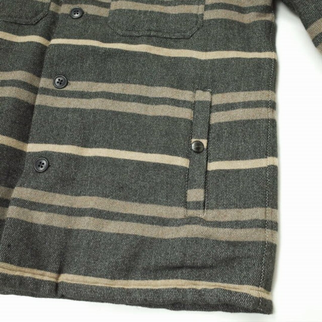 RRL - RRL ダブルアールエル STRIPE BLANKET W/NYLON QUILTING SHIRTS