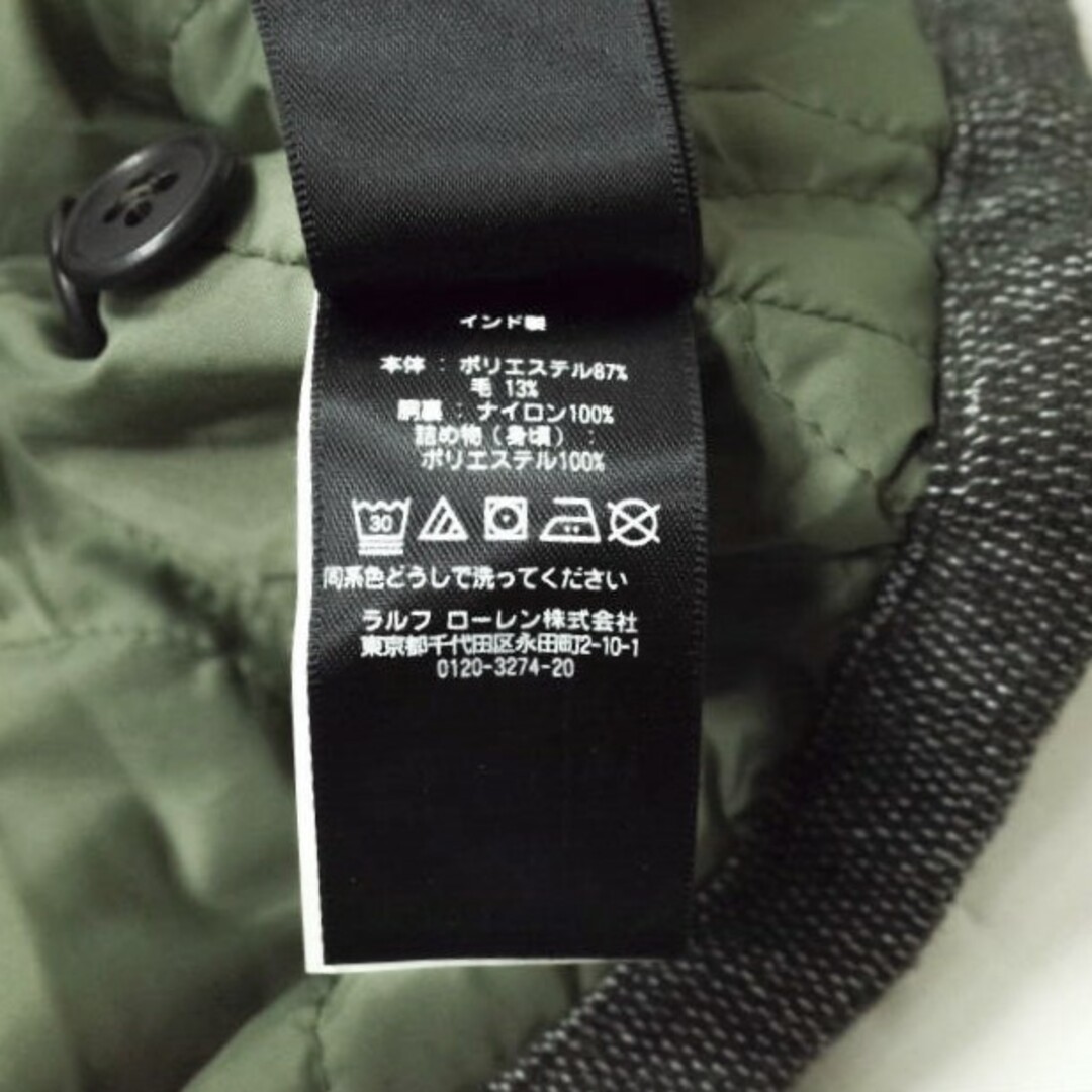 RRL - RRL ダブルアールエル STRIPE BLANKET W/NYLON QUILTING SHIRTS