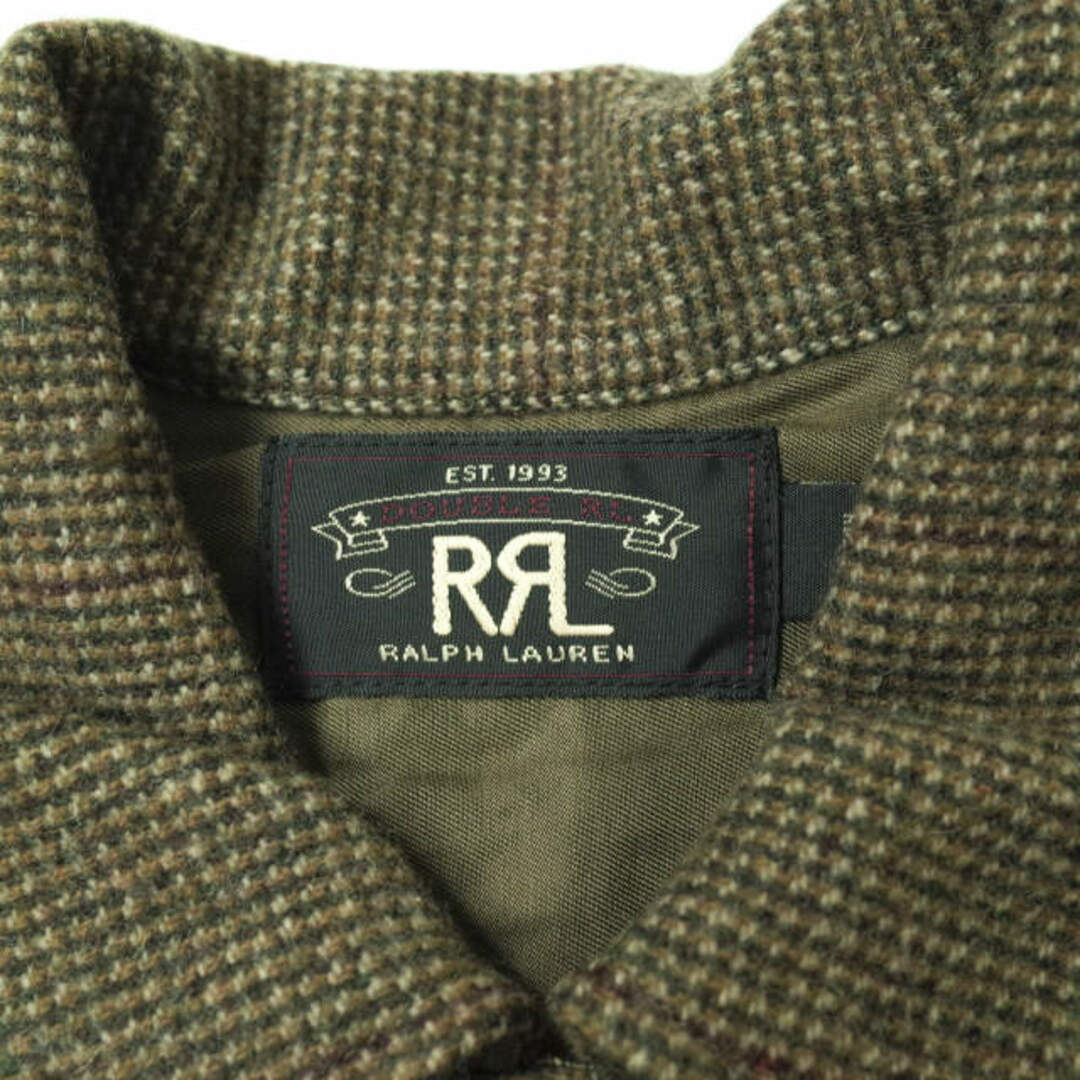 RRL ダブルアールエル Tweed Shirt Jacket ツイードシャツジャケット 782799944001 S BROWN KHAKI  Double RL 長袖 4P トップス【中古】【RRL】