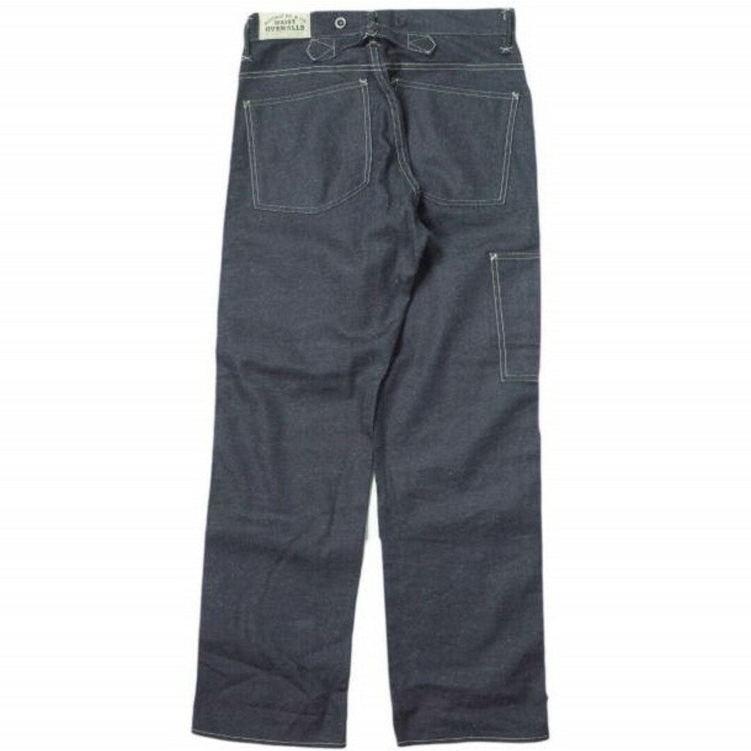 RRL(ダブルアールエル)のRRL ダブルアールエル アメリカ製 LIMITED EDITION 200本限定 WAIST OVERALL R214 Buckle Back Jeans シンチバックペインターデニムパンツ 29 Indigo Double RL ジーンズ ボタンフライ MADE IN USA ボトムス【中古】【RRL】 メンズのパンツ(デニム/ジーンズ)の商品写真