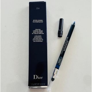 ディオール(Dior)の【未使用品】ディオール　クレヨンアイライナー　254 ネイビー系のお色です(アイライナー)