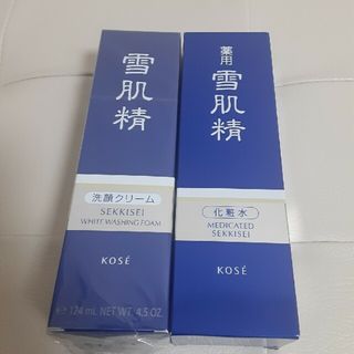 セッキセイ(雪肌精)の雪肌精　化粧水&洗顔クリーム+オマケ付きです。(洗顔料)