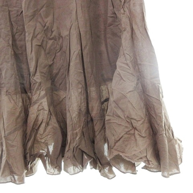 Kastane(カスタネ)のカスタネ スカート フレア ロング ウエストゴム コットン 無地 F ベージュ レディースのスカート(ロングスカート)の商品写真
