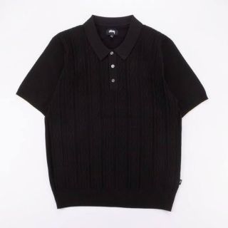 ステューシー(STUSSY)のstussy cable ss polo Mサイズ(ポロシャツ)