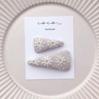 トライアングルパッチンピン♡親子お揃い(ファッション雑貨)