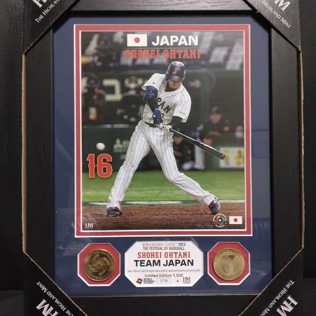 高品質の人気 2023 WBC 大谷 翔平選手(野手) ダブルコインフォトミント