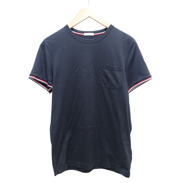 MONCLER MAGILIA T SHIRT NAVY - Tシャツ/カットソー(半袖/袖なし)