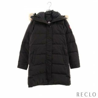 カナダグース(CANADA GOOSE)のSHELBURNE PARKA シェルバーンパーカ ダウンコート ブラック フード付き(ダウンコート)