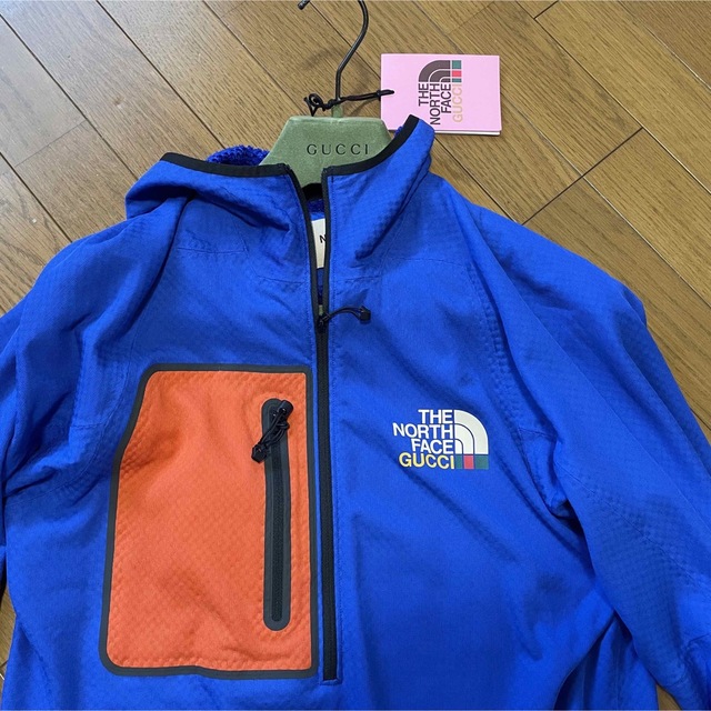 オンラインストアセール 期間限定 GUCCIグッチ×ノースフェイス青