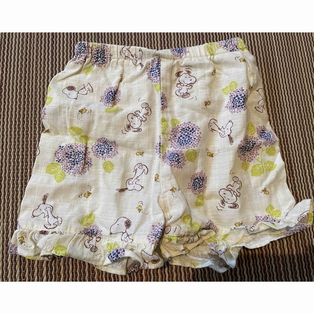 SNOOPY(スヌーピー)のスヌーピー あじさい柄　甚平 キッズ/ベビー/マタニティのキッズ服女の子用(90cm~)(甚平/浴衣)の商品写真