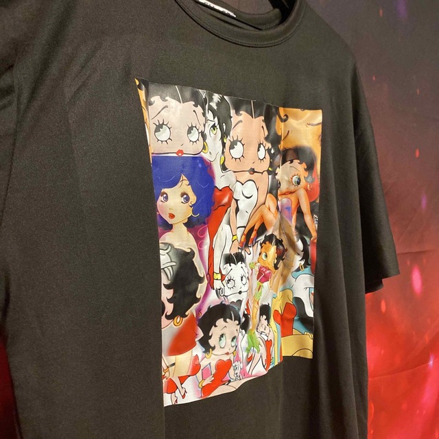 Betty Boop(ベティブープ)のベティ　プリント新品Tシャツ　海外製3L 1点限定 メンズのトップス(Tシャツ/カットソー(半袖/袖なし))の商品写真