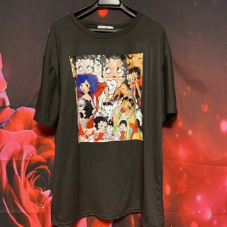 ベティブープ(Betty Boop)のベティ　プリント新品Tシャツ　海外製3L 1点限定(Tシャツ/カットソー(半袖/袖なし))