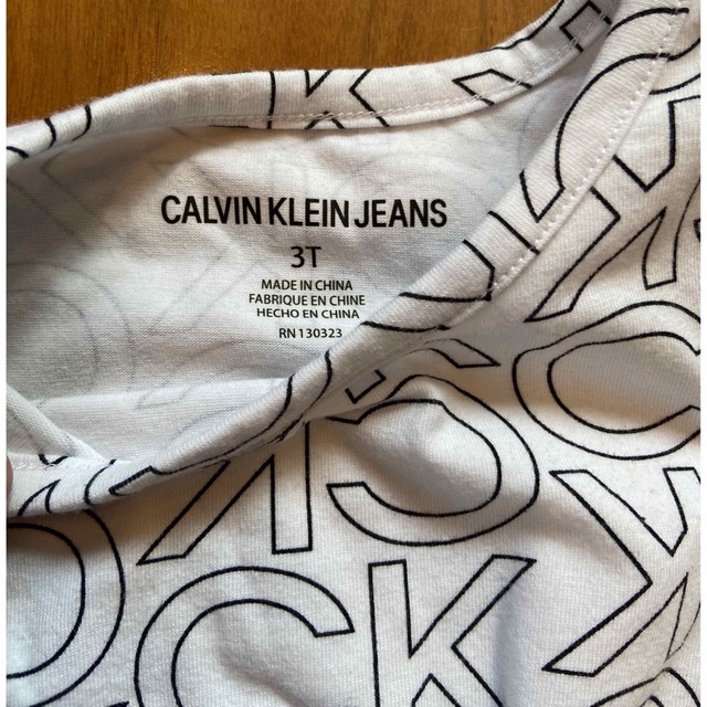 Calvin Klein(カルバンクライン)の【Calvin Klein Jeans】3T セットアップ　タンクトップ　90 キッズ/ベビー/マタニティのキッズ服女の子用(90cm~)(Tシャツ/カットソー)の商品写真