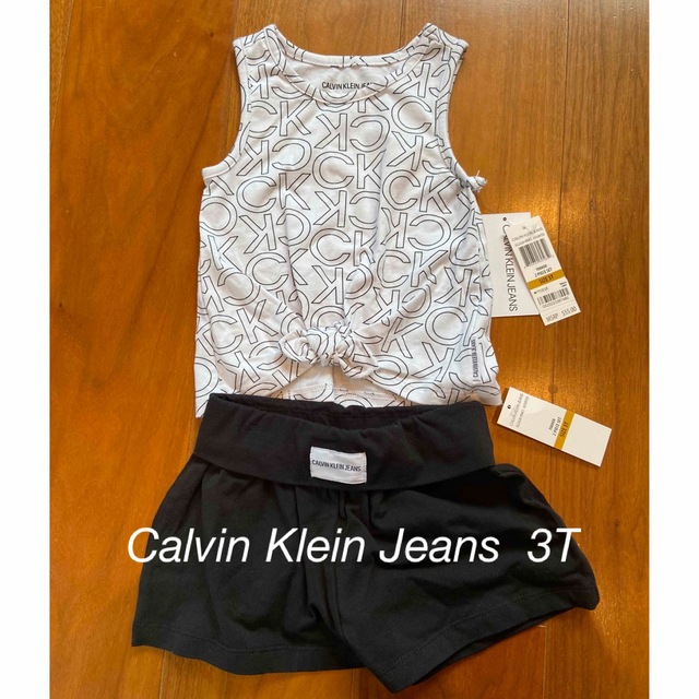 Calvin Klein(カルバンクライン)の【Calvin Klein Jeans】3T セットアップ　タンクトップ　90 キッズ/ベビー/マタニティのキッズ服女の子用(90cm~)(Tシャツ/カットソー)の商品写真