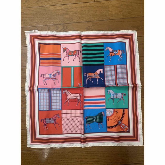 HERMES カレ45×45 - バンダナ/スカーフ
