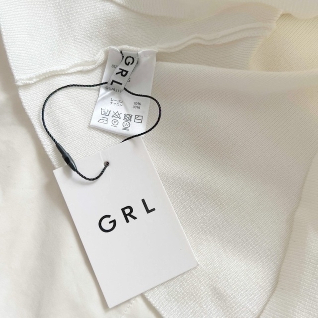 GRL(グレイル)のGRL ノースリニット 白 レディースのトップス(ニット/セーター)の商品写真