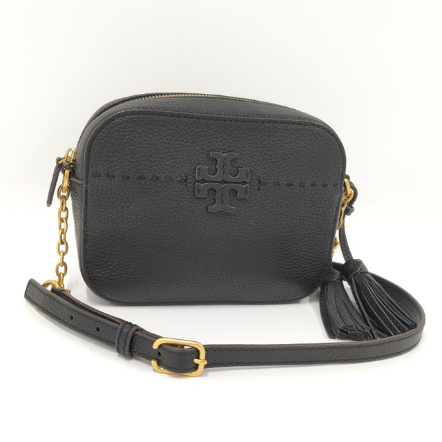 ネット直販店 Tory Burch ショルダーバッグ マックグロー レザー ブラック