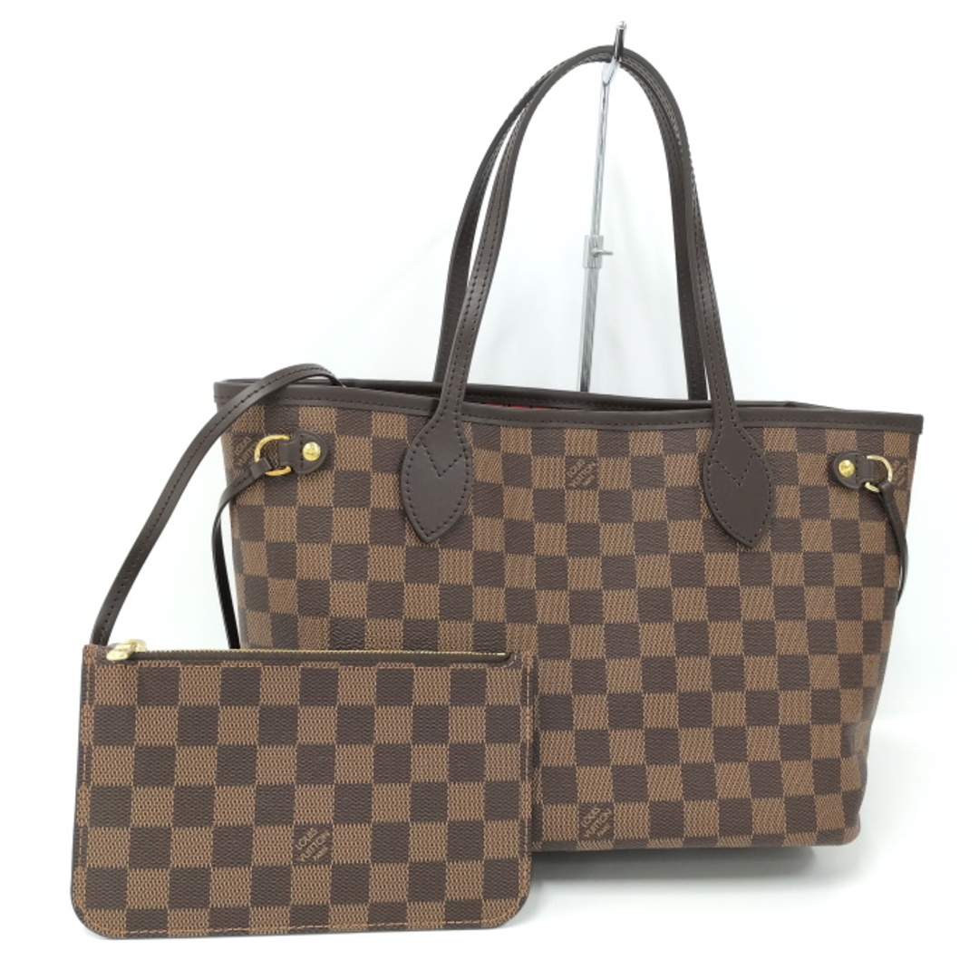 ダミエサイズLOUIS VUITTON ネヴァーフルPM トートバッグ ダミエ エベヌ