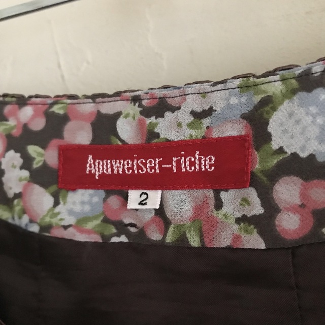 Apuweiser-riche(アプワイザーリッシェ)のApuweiser-riche   フレアスカート  レディースのスカート(ひざ丈スカート)の商品写真