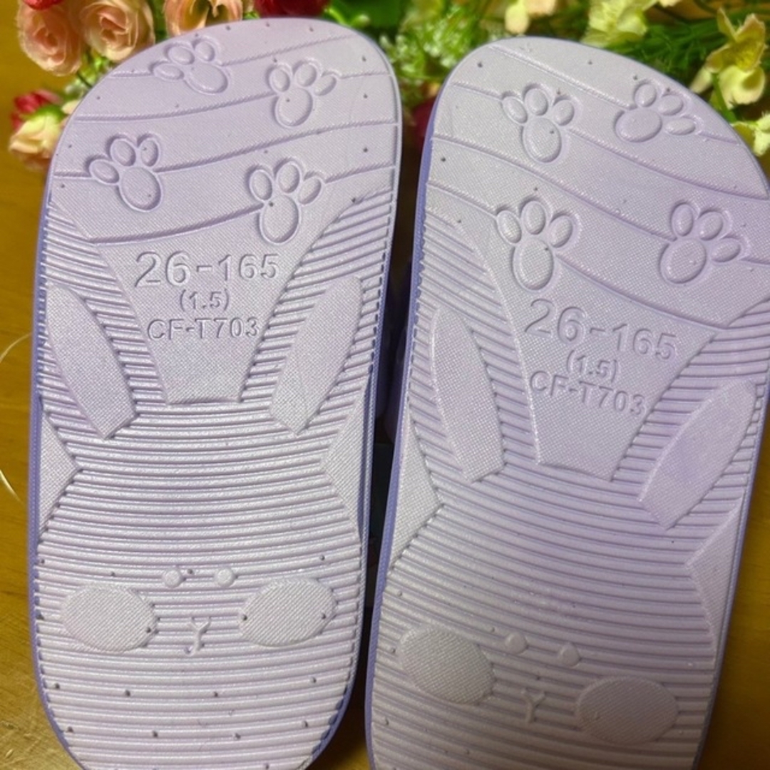 キラキラリボンサンダル キッズ/ベビー/マタニティのキッズ靴/シューズ(15cm~)(サンダル)の商品写真