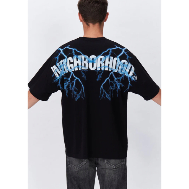 NEIGHBORHOOD 23ss フルロゴ Tシャツ 黒 XL 新品未開封