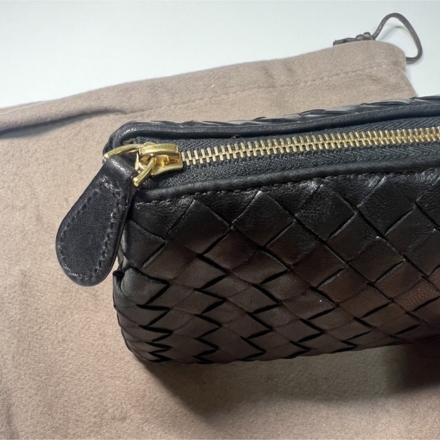 極美品　BOTTEGA VENETA ポーチ　イタリア製