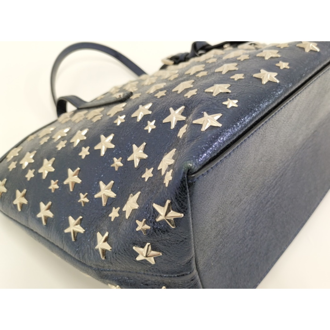 JIMMY CHOO SASHA トートバッグ スタッズ レザーレザーサイズ