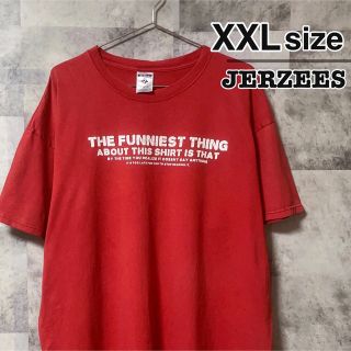 ジャージーズ(JERZEES)のJERZEES ジャージーズ　Tシャツ　レッド　赤　90’s 00’s　古着(Tシャツ/カットソー(半袖/袖なし))