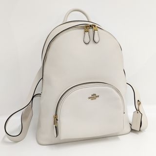 コーチ(COACH)のCOACH バックパック レザー オフホワイト J2121-93836(リュック/バックパック)