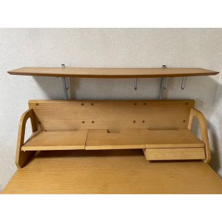 ❷カリモク家具 デスクの上棚（学習机）のみ(学習机)