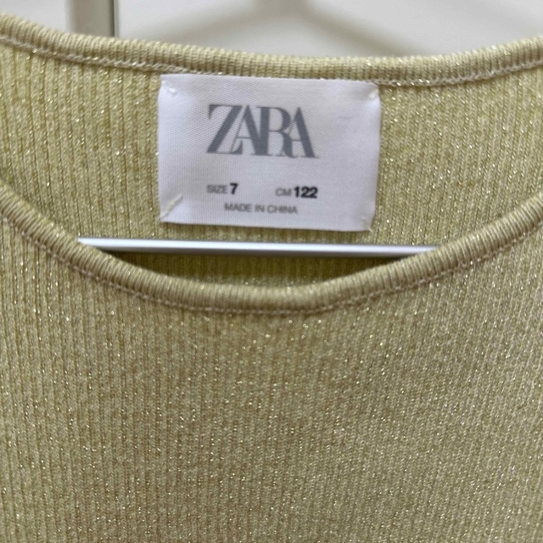 ZARA KIDS(ザラキッズ)のZARA KIDS ニットワンピースとJ.CREW crewcuts  6-7歳 キッズ/ベビー/マタニティのキッズ服女の子用(90cm~)(ワンピース)の商品写真