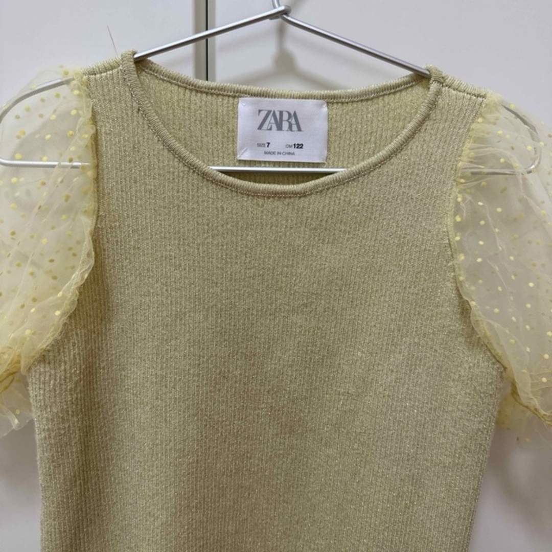 ZARA KIDS(ザラキッズ)のZARA KIDS ニットワンピースとJ.CREW crewcuts  6-7歳 キッズ/ベビー/マタニティのキッズ服女の子用(90cm~)(ワンピース)の商品写真