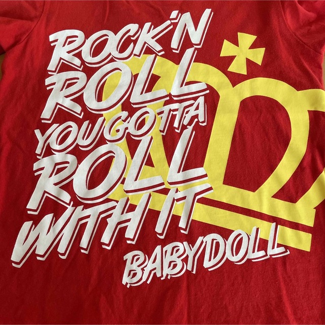 BABYDOLL(ベビードール)の☆ BABY DOLL  ベビードール Tシャツ 半袖 130 ☆ キッズ/ベビー/マタニティのキッズ服男の子用(90cm~)(Tシャツ/カットソー)の商品写真