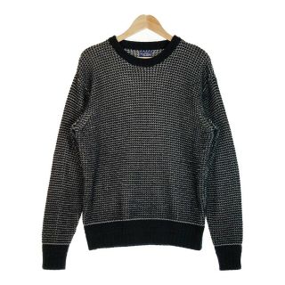 フラットヘッド(THE FLAT HEAD)の★フラッドヘッド コットンニットクルーネック セーター ブラック XL(ニット/セーター)