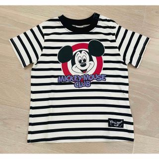 フタフタ(futafuta)のバースデイ フタフタ ディズニー ミッキー ボーダー Tシャツ(Tシャツ/カットソー)