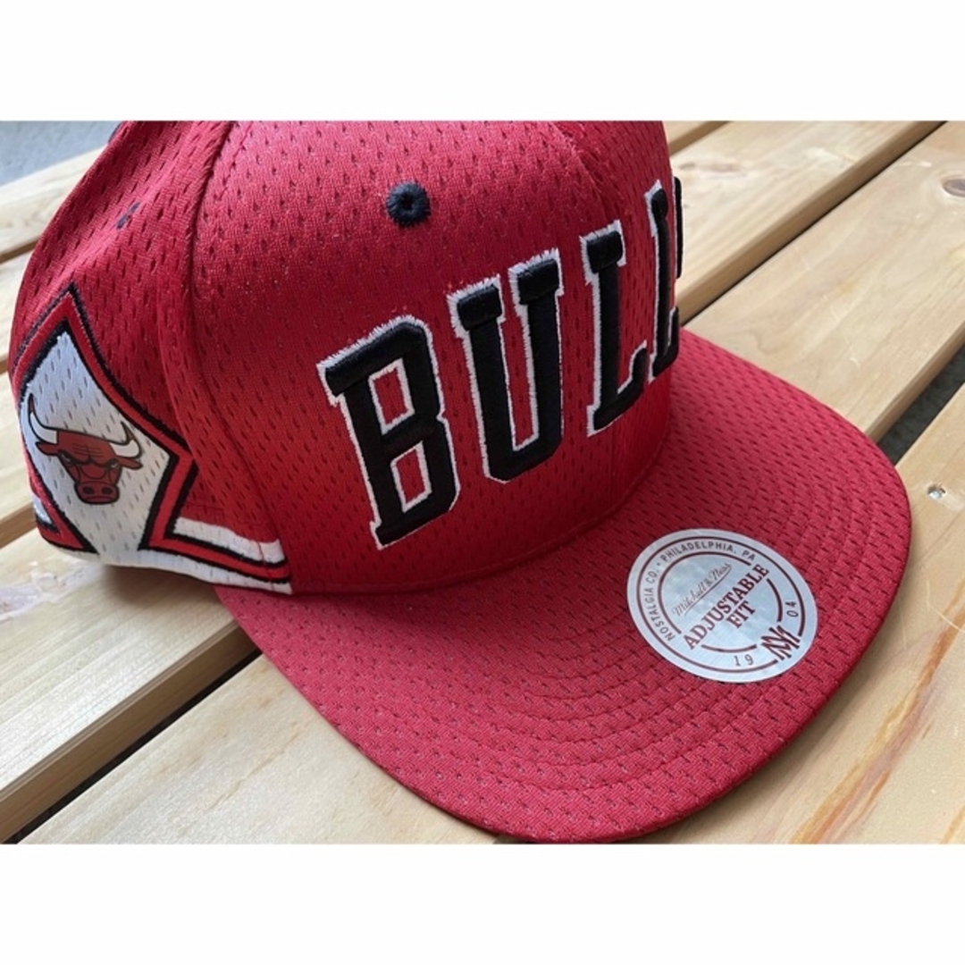 Mitchell&Ness CHICAGO BULLSメッシュキャップ×2