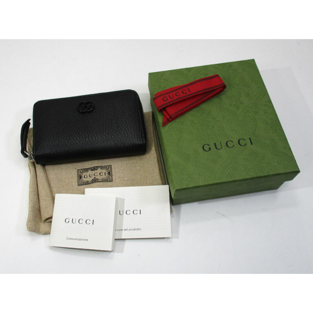 Gucci - GUCCI ダブルG ジップアラウンド ウォレット コインケース