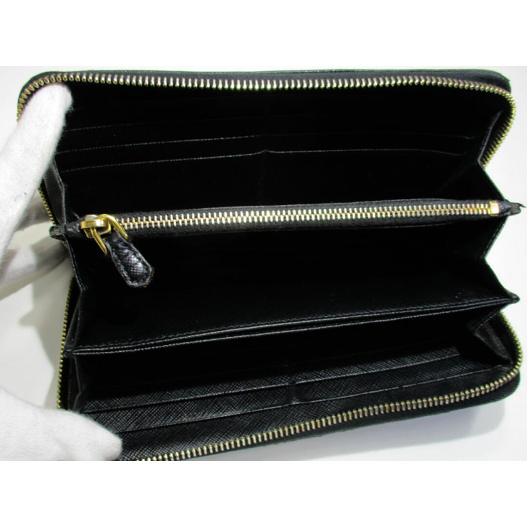 PRADA - PRADA ラウンドファスナー 長財布 サフィアーノ メタル レザー