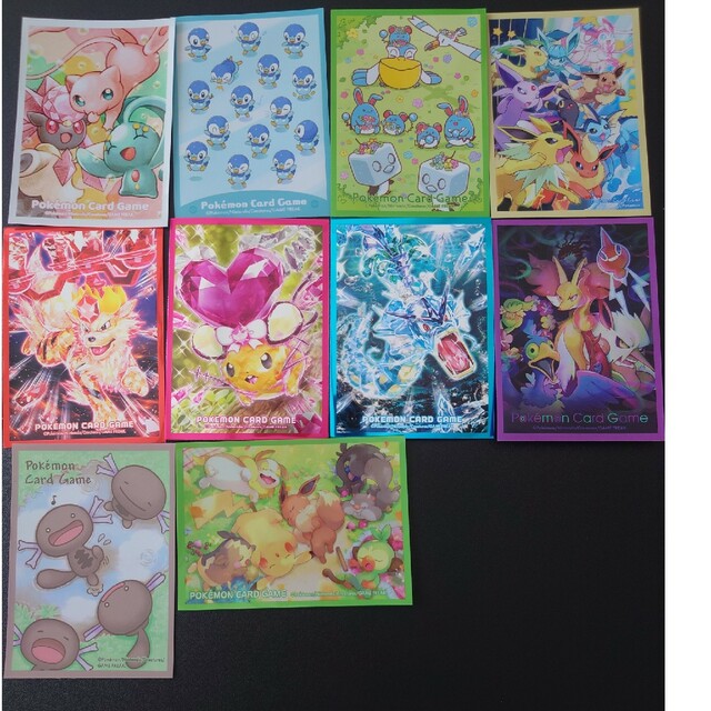 ポケモン デッキシールド スリーブ バラ売り 10枚セット エンタメ/ホビーのトレーディングカード(カードサプライ/アクセサリ)の商品写真