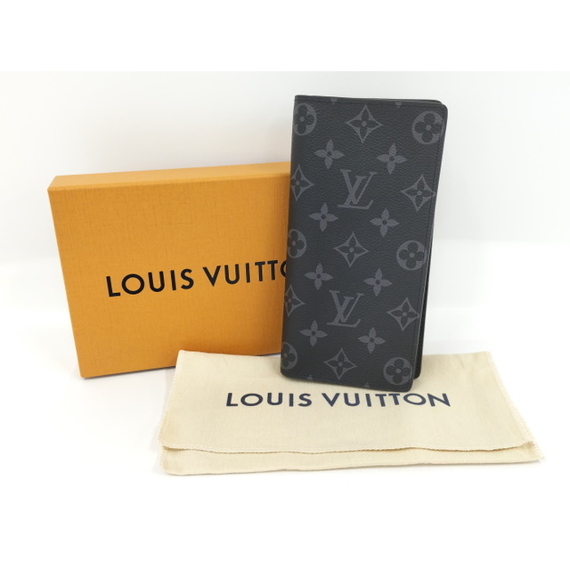 LOUIS VUITTON 二つ折り長財布 ポルトフォイユブラザ モノグラム